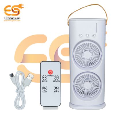 Mini Air Cooler Double Ended Spray Cooling Fan With Mist Humidifier